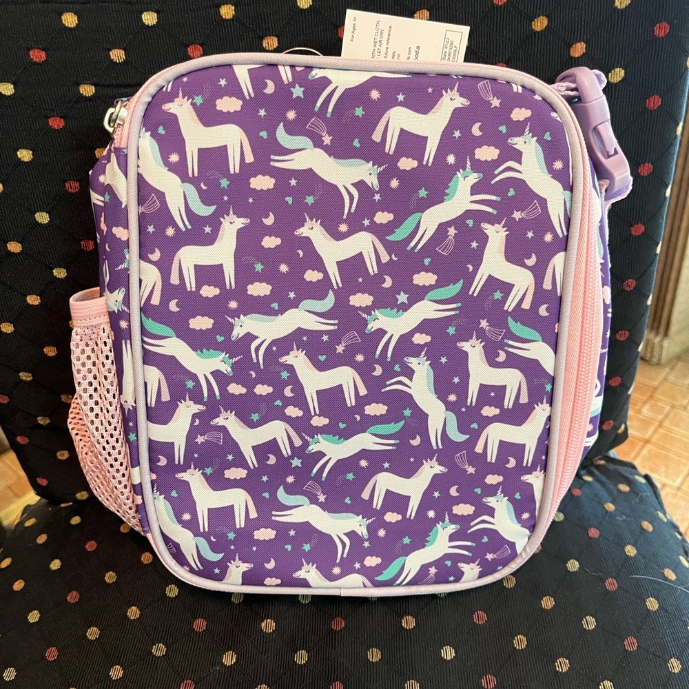 Everyday Living insulated lunch bag with clip handle. NWT.
